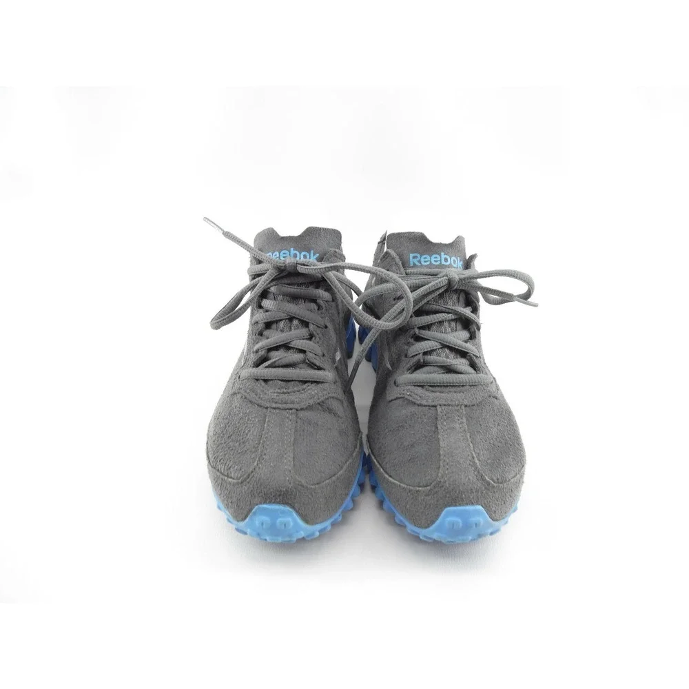 Reebok Real Flex Gray Blue Running Athletic Shoes Sneakers Women's Sz‎ 5